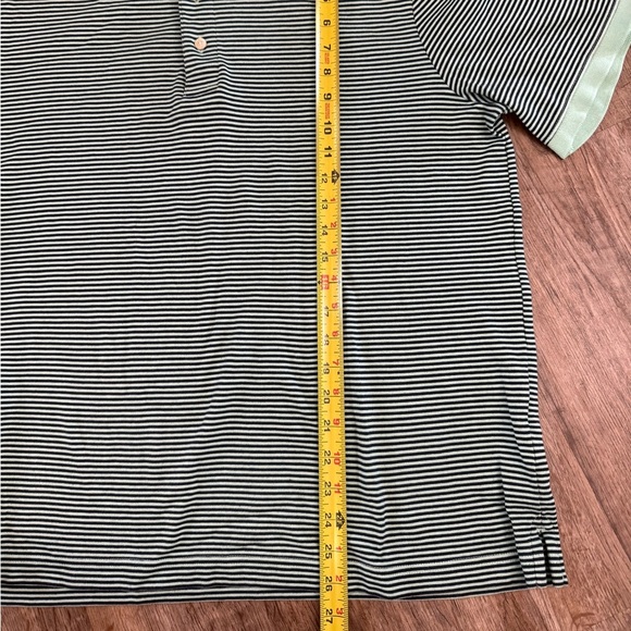 Lands’ End • 100% Supima Cotton Striped Polo - Picture 8 of 10